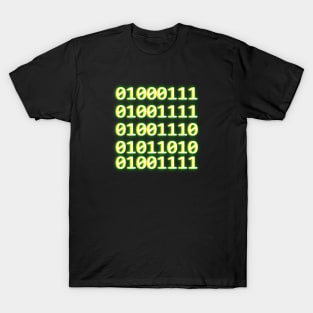 Binary Brother - The name in binary is GONZO T-Shirt